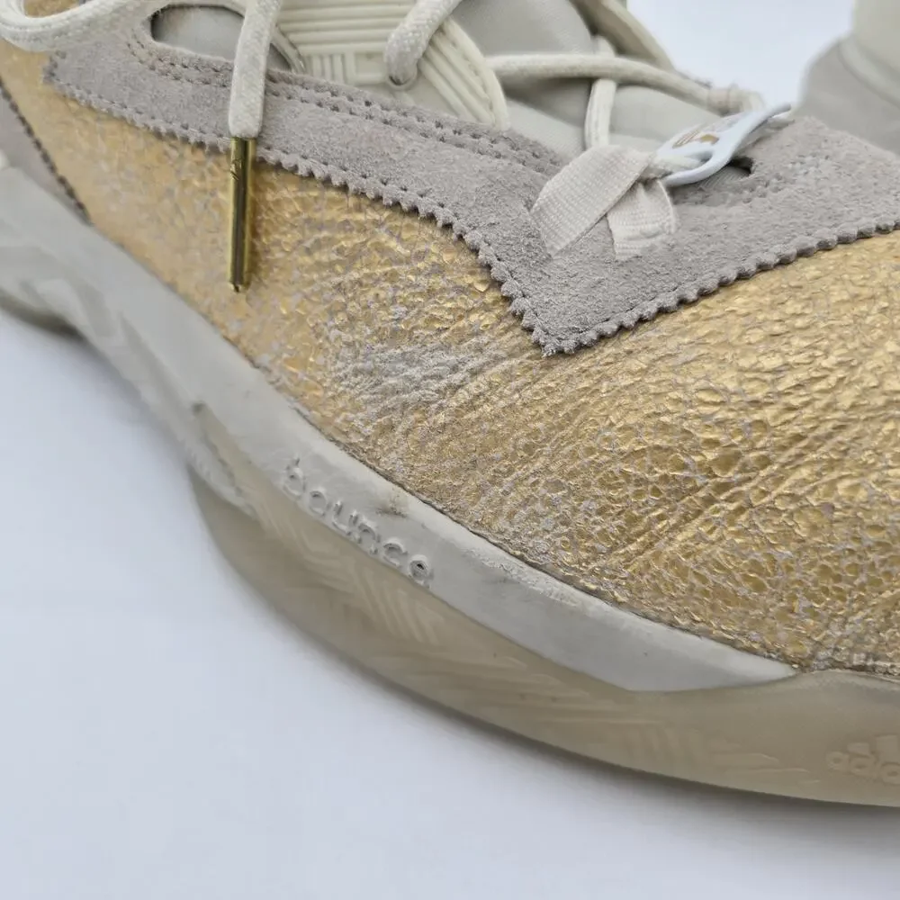 Adidas Damian D Lillard Mens 15 Gold 2 BHM Black History Jesse Owens AQ7959